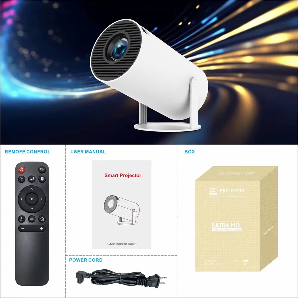 Mini Projetor Inteligente HY300Pro