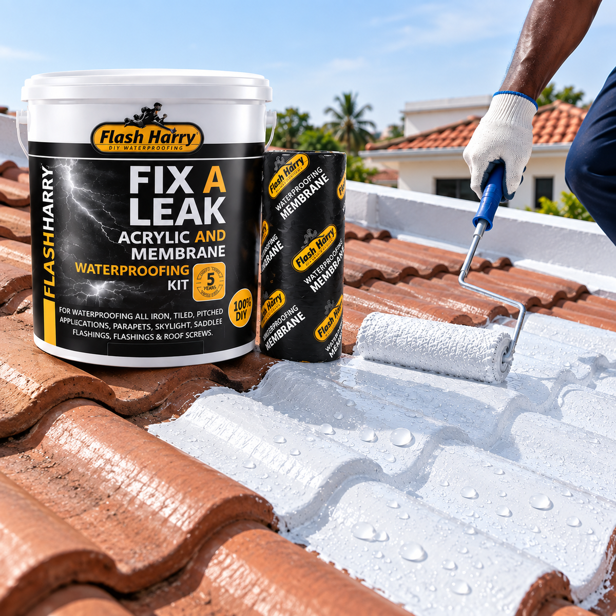 DIGA ADEUS ÀS INFILTRAÇÕES!  FIX A LEAK – Impermeabilizante Acrílico