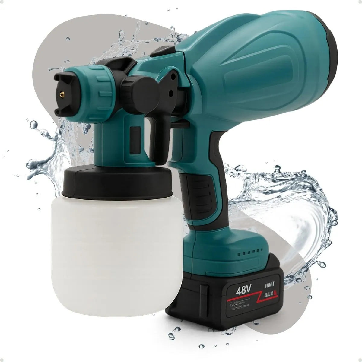 Pulverizador de Tinta Professional elétrico Portátil com 2 Baterias 48V