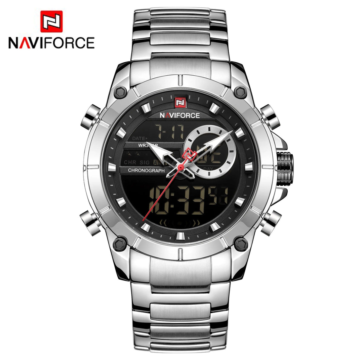 NAVIFORCE 9163 - Elegância clássica. Tecnologia no pulso.