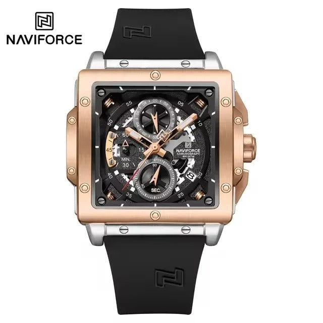 NAVIFORCE 8064 – Relógio Masculino Cronógrafo